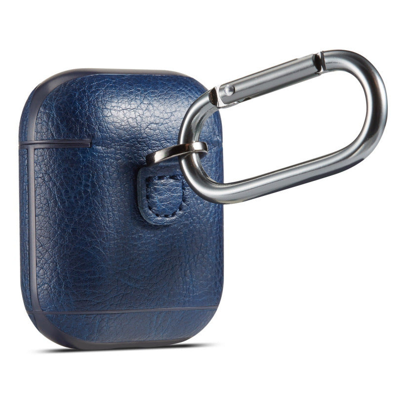 Retro Leather Earbud Case, Dustproof & Shockproof