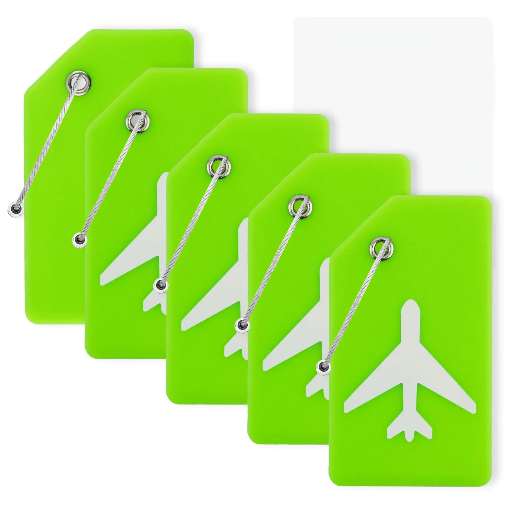 5 Pack Luggage Tags for Suitcases Luggage Tag Silicone