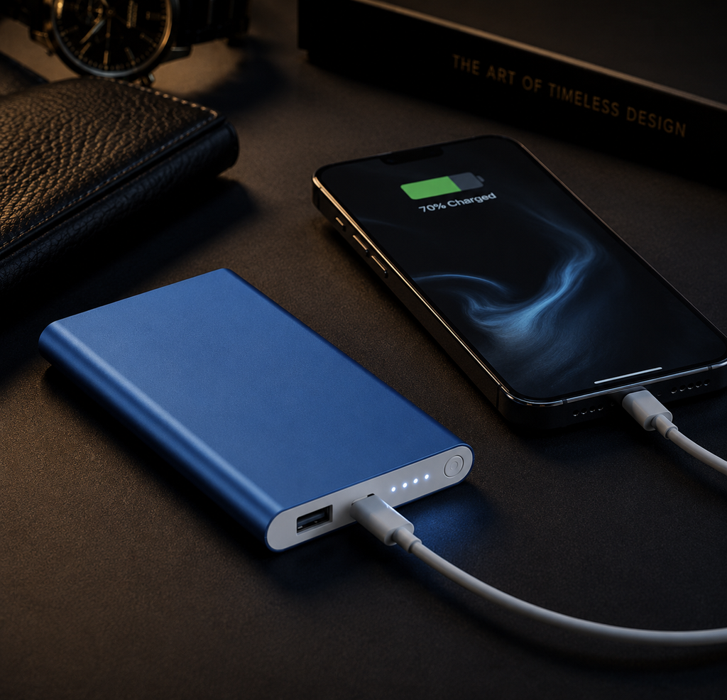 Portable Wired Phone Power Bank