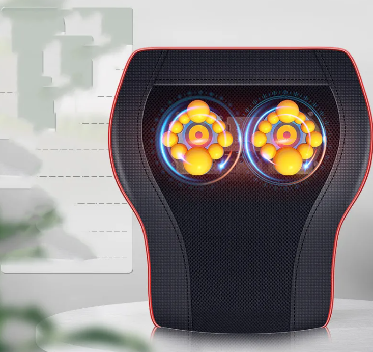 Electric Heated & Massaging Pillow for Muscle Relief