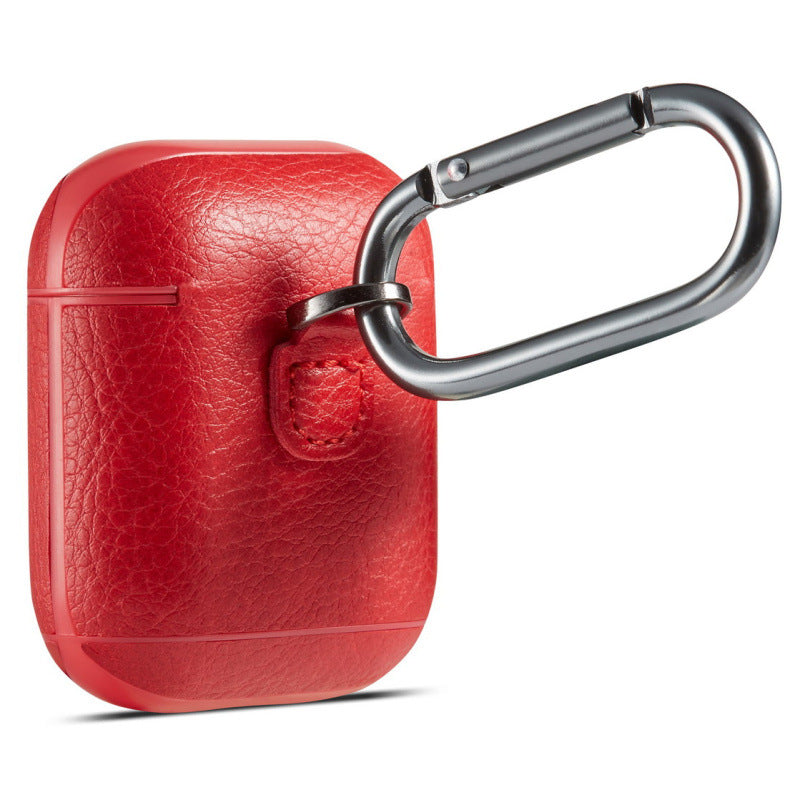 Retro Leather Earbud Case, Dustproof & Shockproof