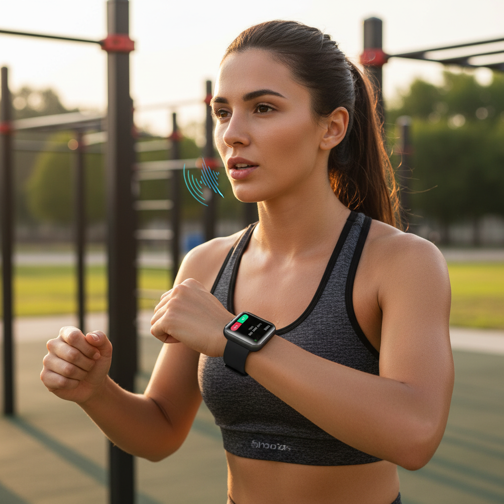 Voice-Operated Smartwatch And Wellness Tracker